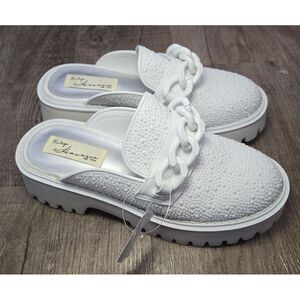 Vintage Havana‎ Perla Women's Shoes Slip On Mule Clogs White Size 5.5